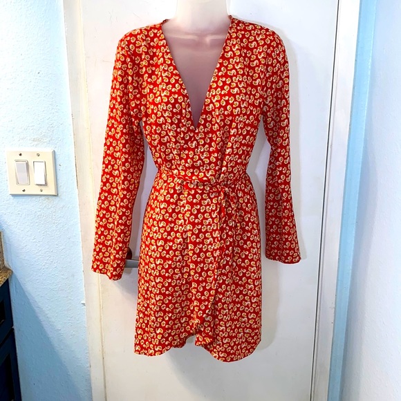 Soul Cake Long Sleeve Ditsy Floral Dress Size M - Picture 1 of 5